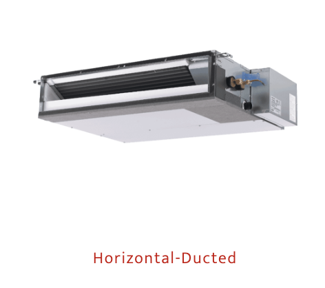 horizontal ducted mitsubishi